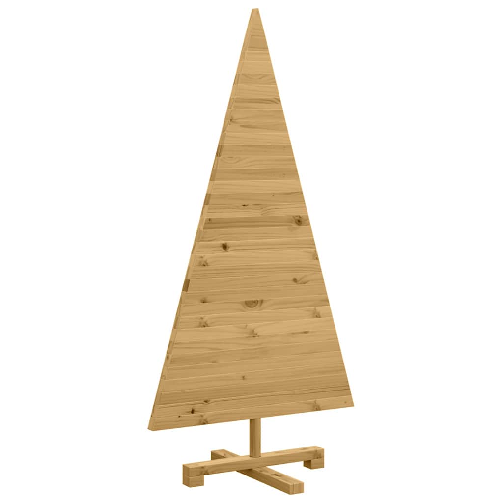 Christmas Trees with Stand Brown 120 cm Solid pine wood